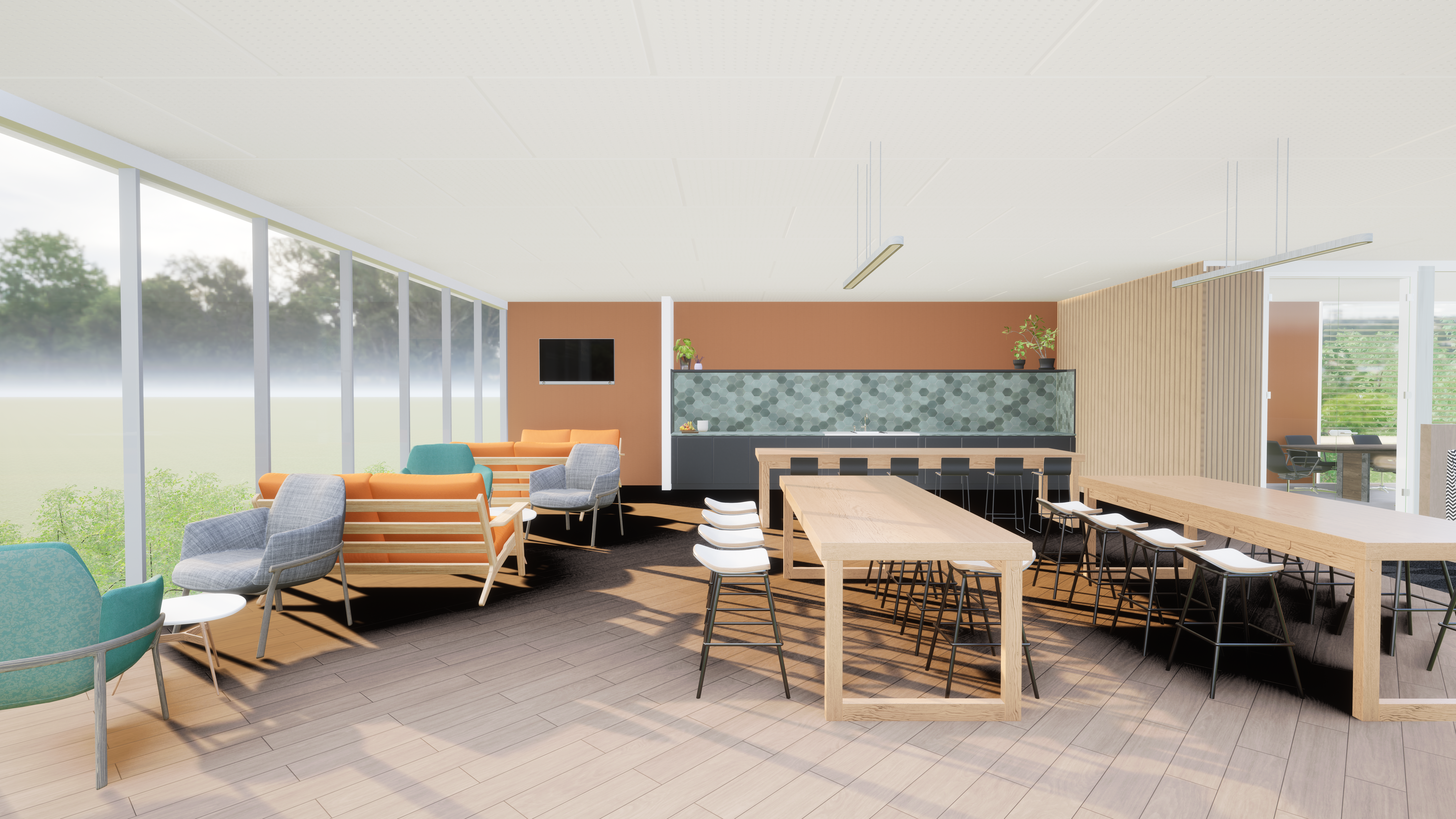 Creating an Inspiring Interior Design Scheme to Encourage Office Collaboration